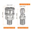 sourcing map 2pcs Pressure Washer Sewers Nozzle 1/4" Quick Connect