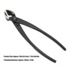 200mm/7.9in Concave Branch Cutter High Strength Manganese Steel Diagonal Pliers