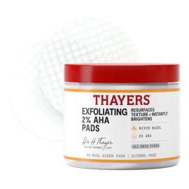 Thayers Almohadillas Tóner Exfoliante Aha Al 2%, Glicólico