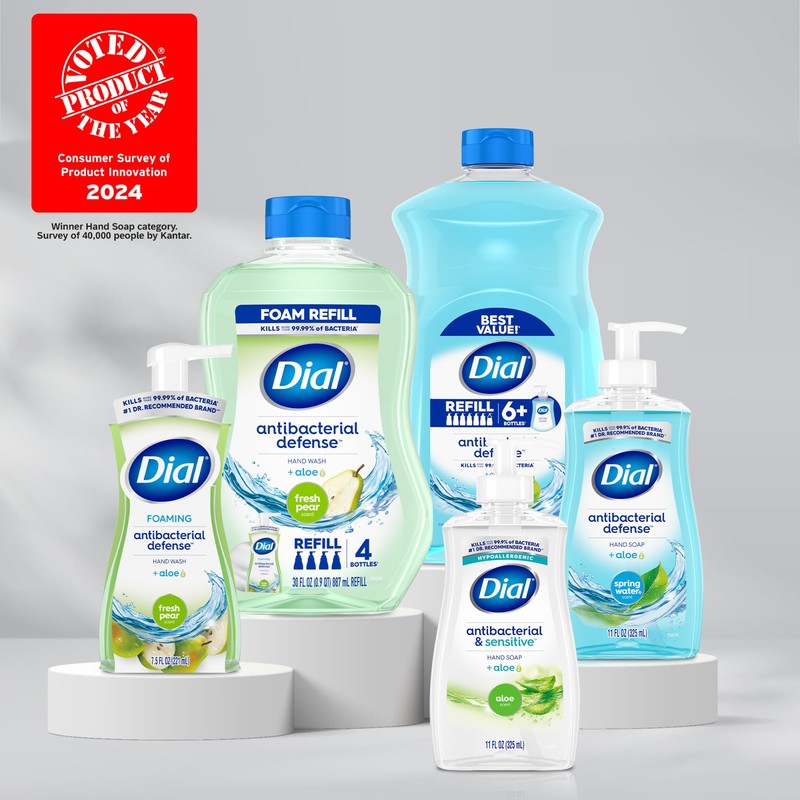 Dial Antibacterial Liquid Hand Soap, White Tea, 11 fl oz