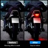 DEECOZY Rear Suspension Strut Tail Light Red with LED Brake
