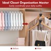 Latoxcaa Space Saving Standard Hanger Hooks 50Pcs, Upgrade Heavy Duty