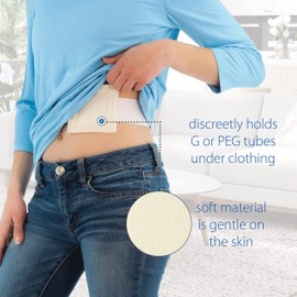 Core Products NelMed G-Tube Holder – Feeding Tube Belt Holder for PEG, G, J Tubes – Adjustable, Discreet Support for Tube Feeding – Large/XLarge (45-60 inch Waist)