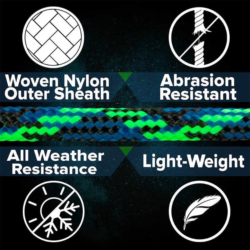 Paracord Planet Tactical 5-Strand Nylon Core 275-LB Tensile Strength Paracord