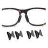 AM Landen 5 Pairs 1.8mm Black Non-Slip Silicone Nose Pads