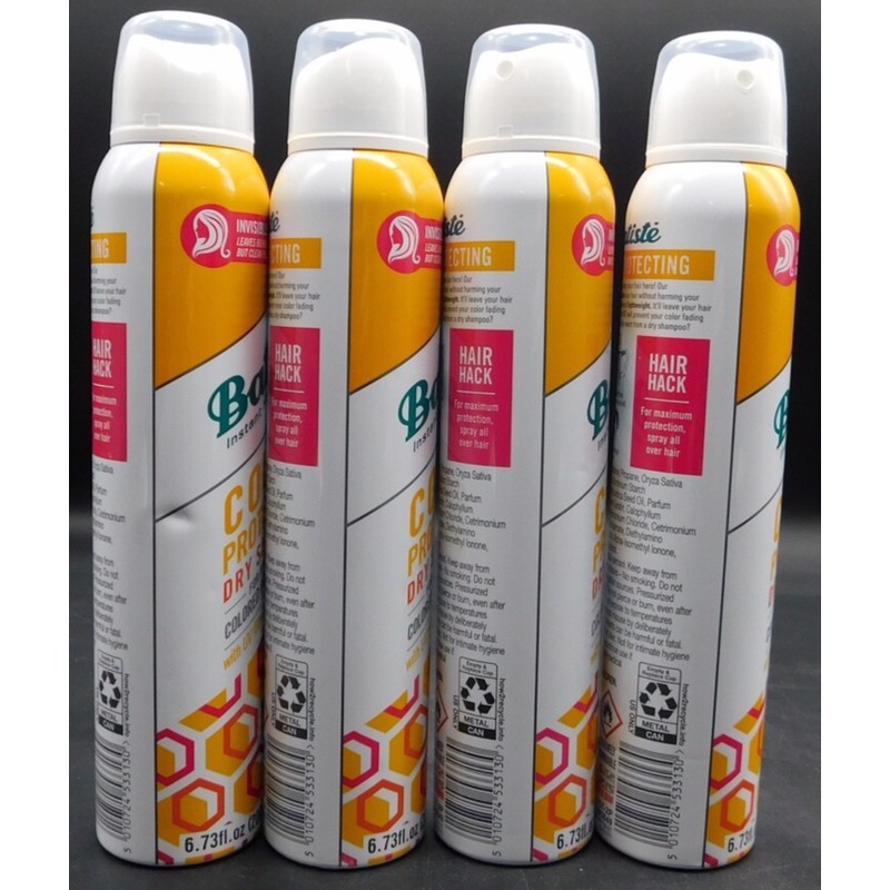 Batiste 4 Pack Batiste Instant Hair Refresh Color Protecting Dry
