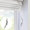 RLMVGBX 4pcs Metal Blind Cord Cleats for Vertical Roller Blinds