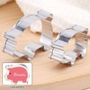 5 Pieces Piggy Molds, Stainless Steel Molds, Cookie Cutters, Cute