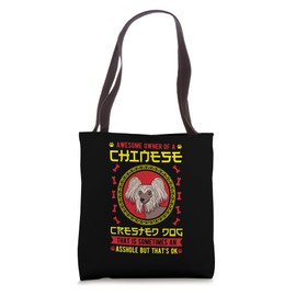 Chinese Crested Awesome Dog Owner Fur Parent Trainer Tote Bag