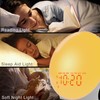 Wake Up Light Sunrise Alarm Clock for Bedroom, 17 Nightlights,