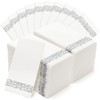 Foraineam 100-Pack Soft Texture Paper Hand Towels Disposable Decorative Paper