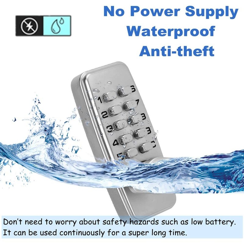 Sutinna Digital Code Lock, Mechanical Door Lock Digital Code Lock