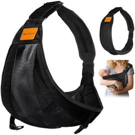 IBOPUXIU Baby Carrier, Ergonomic Hip Carrier, Baby Carrier Sided, Adjustable Baby Sling Baby, Baby Carrier Newborn from Birth for Newborns to 3-36 Months (Black)