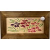 Hidden Gun Storage Cabinet with Flowers Scene - Secure Wall