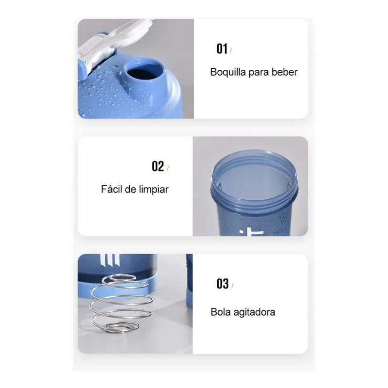 Shaker Para Proteina Botella Para Gym Productos Deportivos