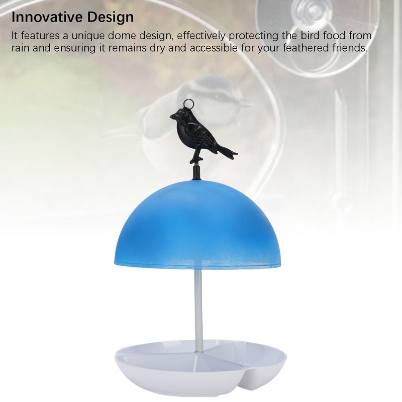Jectse Bird Feeder Rain Proof Dome Top for Garden, ABS