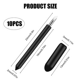 10PCS Replacement Cutting Blades for Cricut Explore Air/Air 2/One/Maker/Maker 3/Explore 3, Premium Fine Point 45 Degree Explore Deep Cut Blade Housing for DIY Slicing Cuts Glitter Vinyl Cardstock Faux