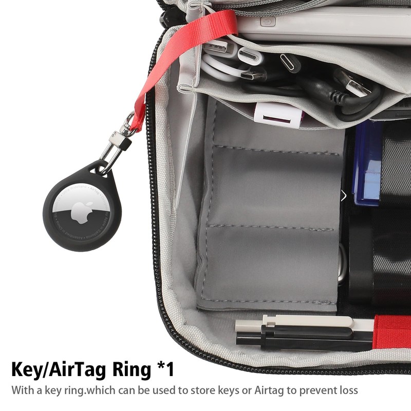 VanFn Electronics Travel Organizer Storage Bag, Travel Accessory Handle Bag,