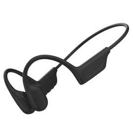 DYETUNY Bone Conduction Earphones, Open Ear Headphones with Mic, Premium Speaker Bluetooth, IPX6 Waterproof Sports, Bluetooth 5.3, Dual Microphone Call Noise Reduction (Black)