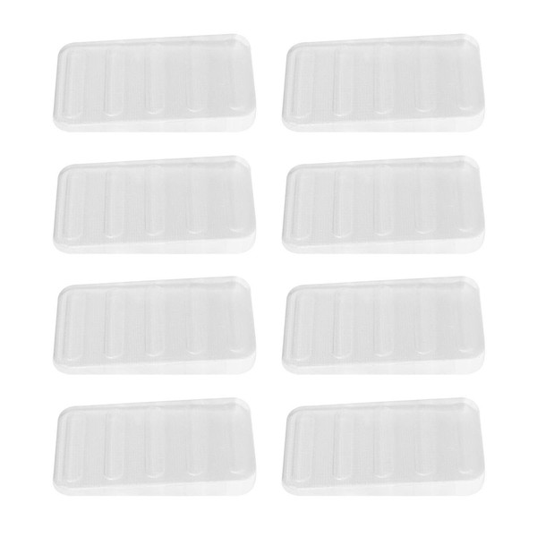 8 Pieces Furniture Foot Spacers, Clear Plastic Spacers, Furniture Fixing