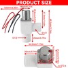 Plastic Electric Pulse Solenoid Valve, 4.5‑6VDC 1/2 Inch Water Control