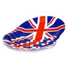 SHATCHI 10pcs Union Jack Paper Plates 23cm Tableware Party Supplies