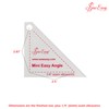 Sew Easy Mini Template – Triangle Quilting & Patchwork Rule