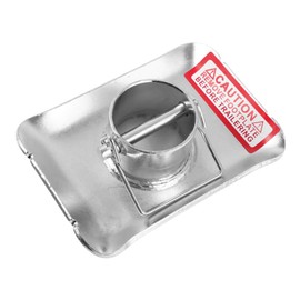 GRIRIW Electric Tongue Jack Foot Pad Detachable Support Plate and Safety Pin for Trailers Rvs and Campers and Practical Jack Plate for Easy Transportation and Storage