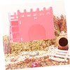 Totority Small Animal Hideout House for Hamsters Guinea Pigs Ferrets