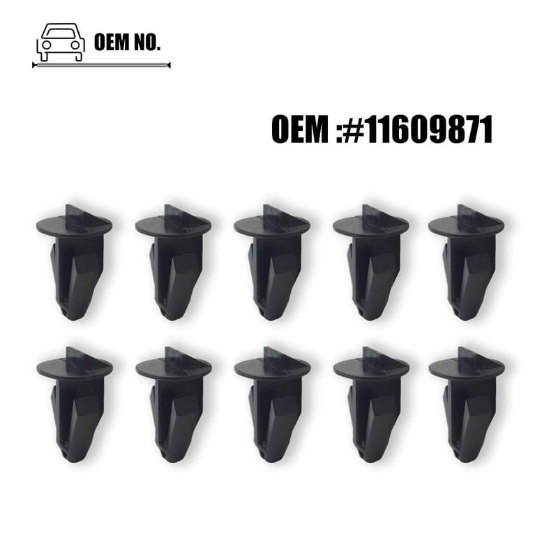 LXROAR01 10PCS Front Bumper Outer Clips Compatible with Chevy C6