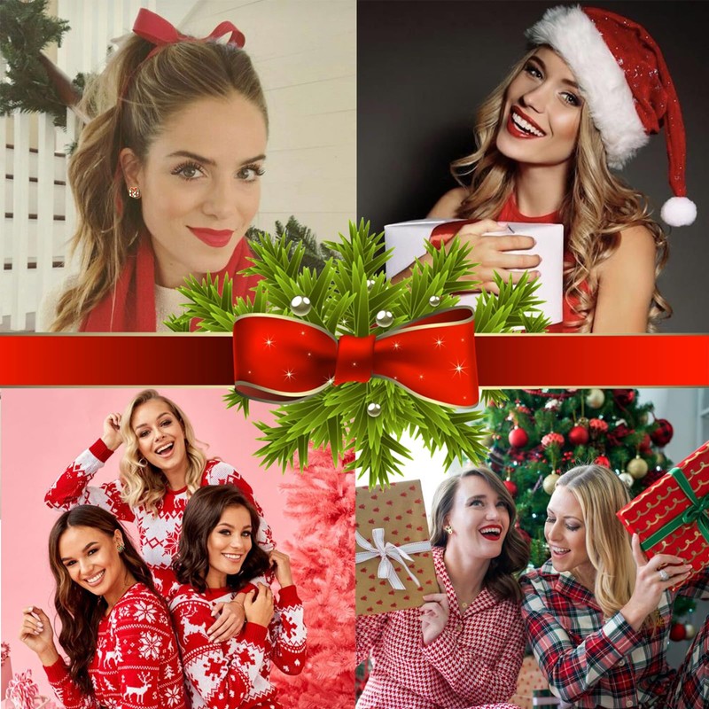 20 Pairs Christmas Earrings for Women, Holiday Xmas Earrings Set