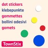 3000 Pack, 10mm Coloured Dot Stickers Sticky Labels - 5