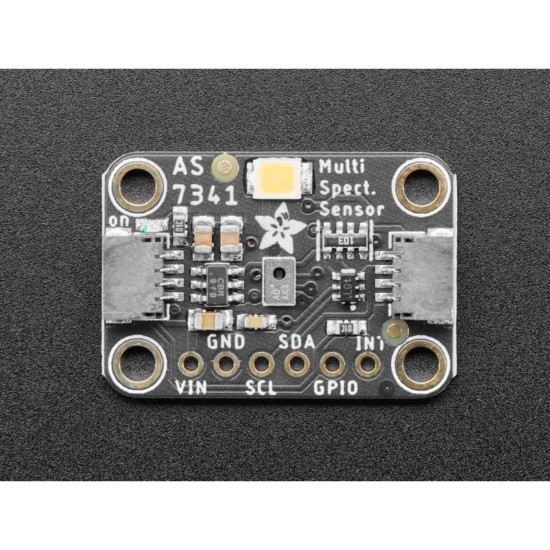 Adafruit AS7341 10-Channel Multi-spectrometer Light/Color Sensor, 16 Wavelength Sensors, White