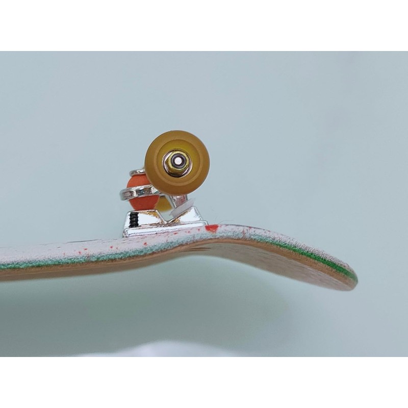 LEEFAI 75D Urethane Pro Fingerboard Wheels Clear Amber Bearing Wheel