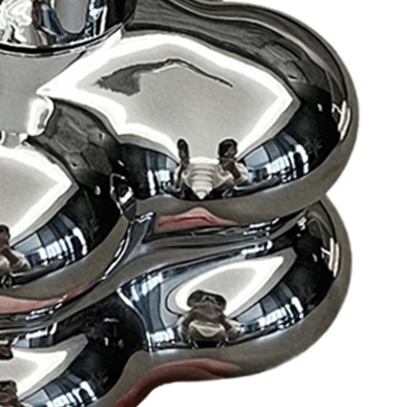 Cloud Press Pump Bottle Ceramic Reusable Decoration Refillable Cloud Shape