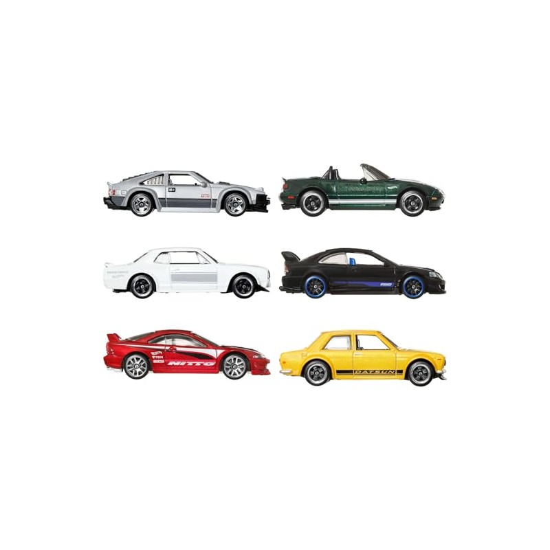 Hot Wheels Collector Multipack Autos Japoneses para coleccionistas