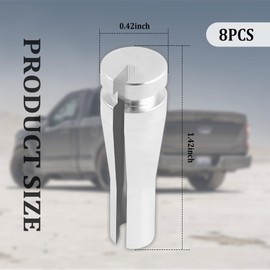 8PCS Car Rear Door Latch Cable Repair Kit Compatible with Ford & Mazda,Door Handle Cable Ends Replacement OEM#F2UZ15266A46A,Professional Car Accessories for Fix Broken Door Cable