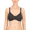 Naturana Damen Bügelloser Schwangerschafts-BH, Schwarz (Black/White),90B