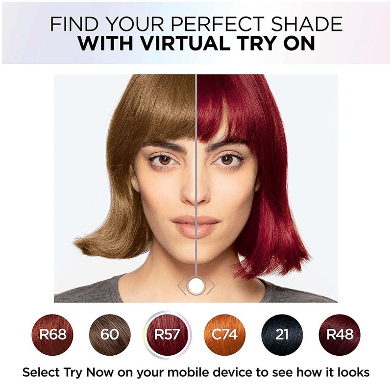 L'Oreal Paris Feria Multi-Faceted Shimmering Hair Color, 41 Crushed Garnet