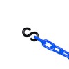 Plastic decorative safety security chain 10FT, Crowd Control Center (BLUE+SHOOKS)
