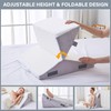 Hogrance Wedge Pillow for Sleeping, 3PCS Bed Pillow for Side