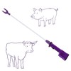 RANCH CHOICE Purple Rechargeable Livestock Prod Waterproof Cattle prod with
