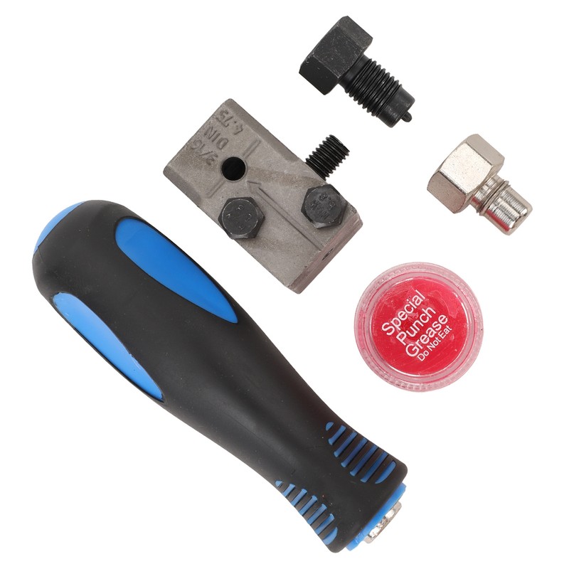 3/16in Flaring Tool Metal Handheld Brake Line Flare Tool for
