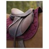 RIDING-WORLD "Rope" Saddle Cloth, Warmblood Bordeaux Red