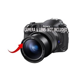 OPTURA HD OPTICS Lens Shade for Sony Cyber-Shot DSC-RX10 IV (Rubber Collapsible Design, 72mm, Neutral Density)