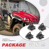 Bottom and Top Engine Mount Rubber Damper Kit Compatible with