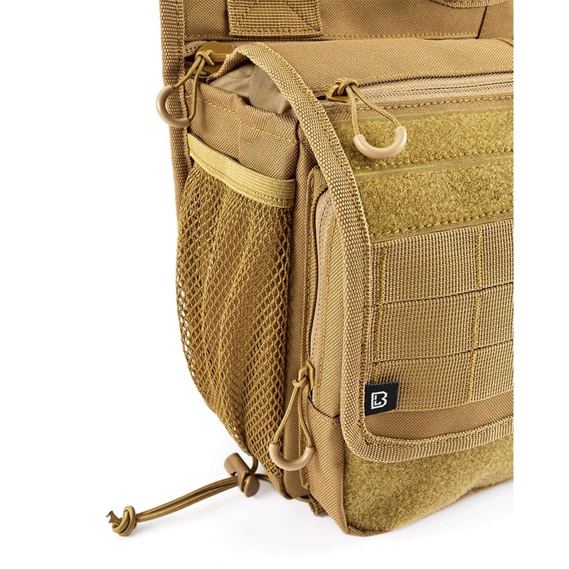 Brandit Side Pocket Molle Travel Side Bag, camel, Unit size,
