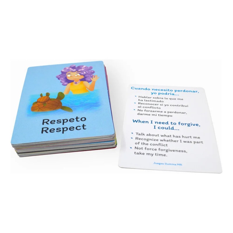 Ilumina Mega Flash Cards Verbos en Inglés Didácticas Bilingües y