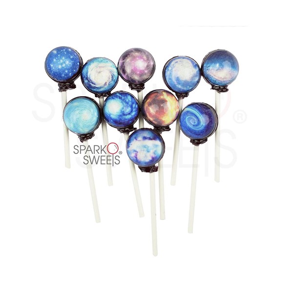 Galaxy Lollipops Universe Collection (10 Designs) Space Candy Handcrafted in USA