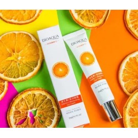 Bioaqua Crema Contorno de Ojos con Vitamina C, Antiarrugas y Antiojeras                                                                               